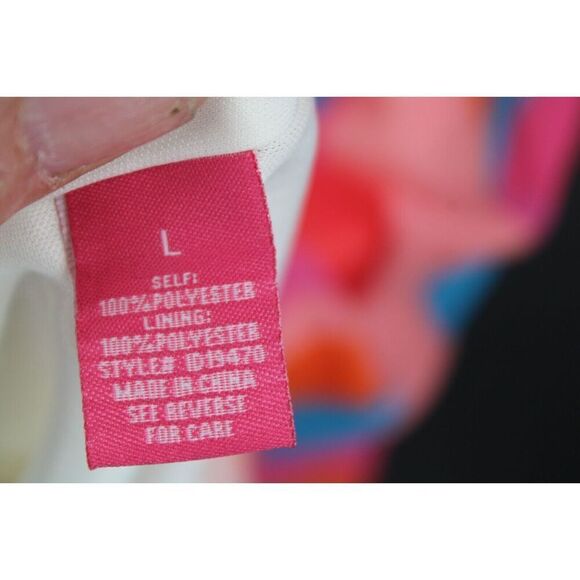 Flying Tomato colorful Ruffle One shoulder Dress size Large NWT - Picture 8 of 8